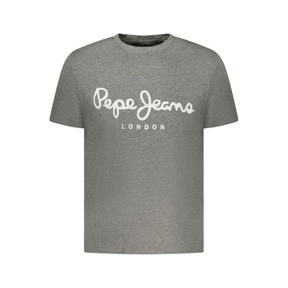 Pepe Jeans Grigio Cotton Men T-Shirt