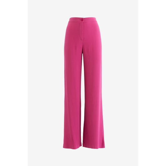 Patrizia Pepe Fuchsia Viscose Casual Pants