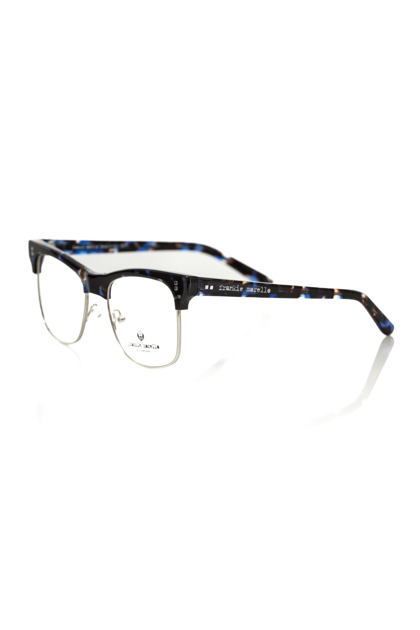 Frankie Morello Blue Metallic Men Frame