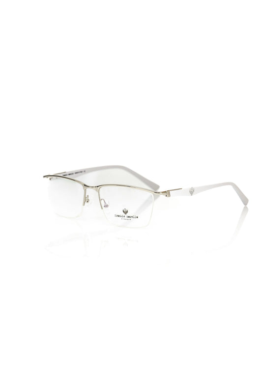 Frankie Morello Silver Metallic Men Frame