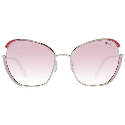 Emilio Pucci Gold Metal Sunglasses