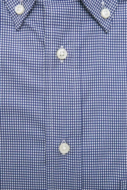 Robert Friedman Blue Cotton Men's Shirt