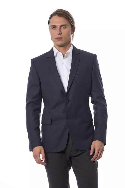 Verri Blue Virgin Wool Blazer