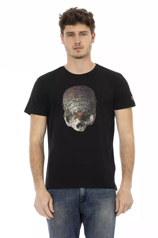 Trussardi Action Black Cotton Men's T-Shirt