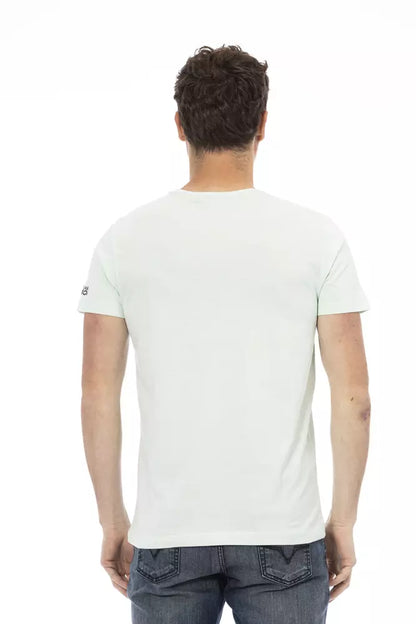 Trussardi Action "Light Blue Cotton Men's T-Shirt"