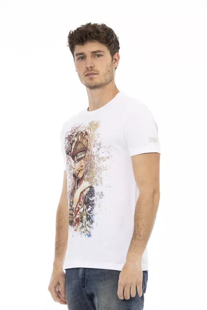 Trussardi Action White Cotton T-Shirt