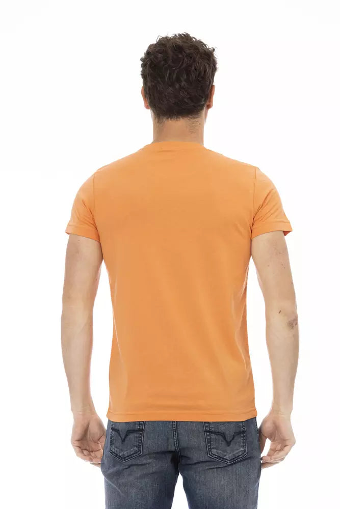 Trussardi Action Orange Cotton Men's T-Shirt