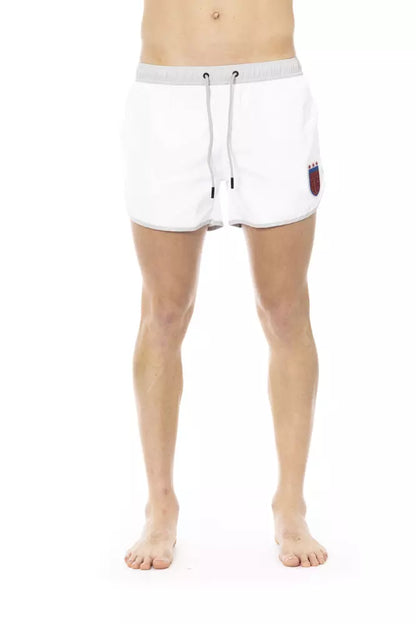 Bikkembergs White Polyester Men's Swim Short
