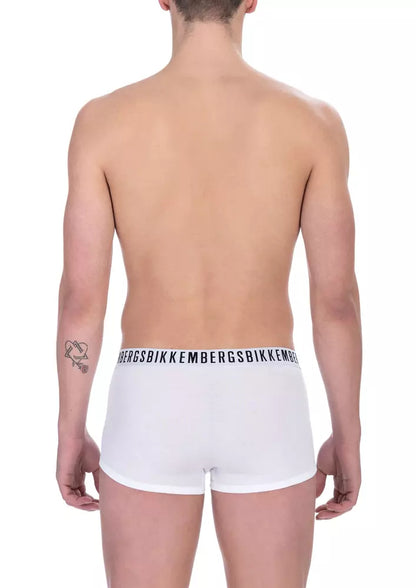 Bikkembergs White Cotton Men's Trunk