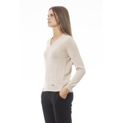 Baldinini Trend Beige Polyamide Women Sweater