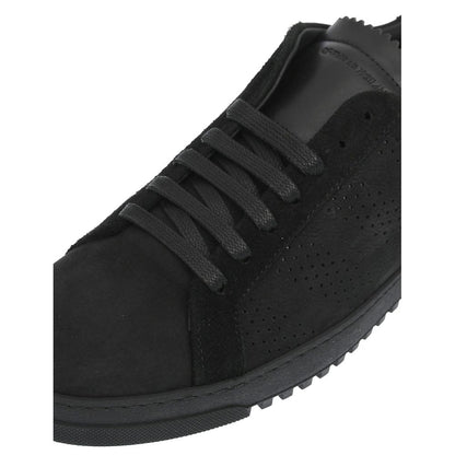 Off-White Schwarzes Kalbsleder Damen Sneaker
