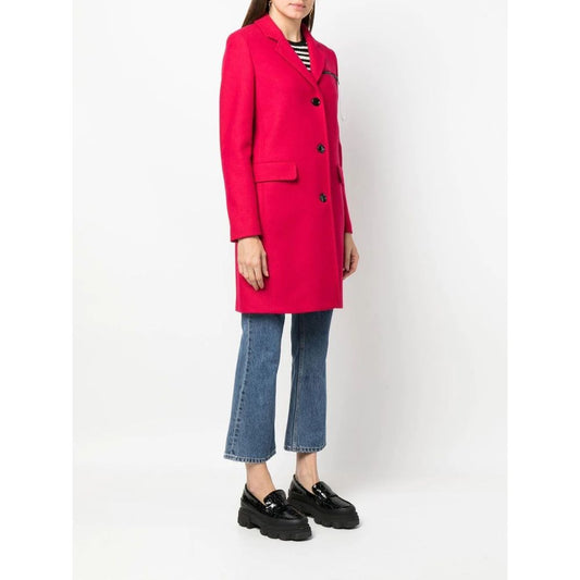 Love Moschino Mantel aus roter Wolle für Frauen