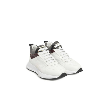 Cerruti 1881 White Cowhide Sneaker