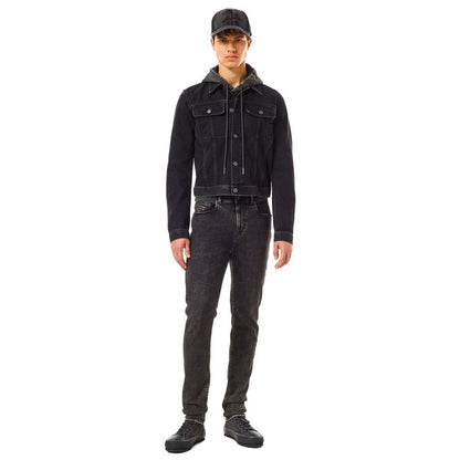 Diesel Schwarz Baumwolle Herren Jeans