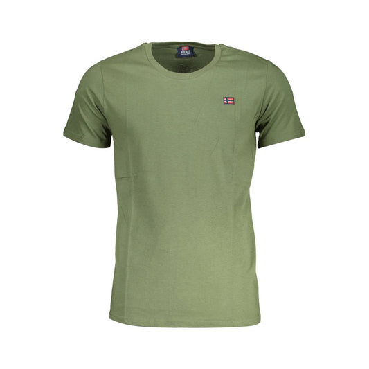 Norway 1963 T-Shirt aus grüner Baumwolle