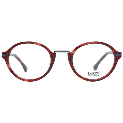 Lozza Burgundy Metal & Plastic Glasses (Frames)
