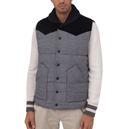Gran Sasso Gray Cotton Sleveless Jacket