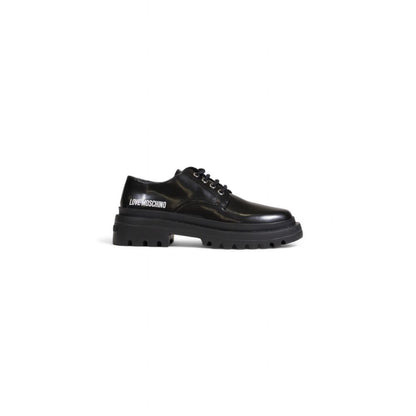 Love Moschino Plattform aus schwarzem Polyethylen