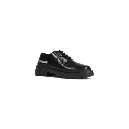 Love Moschino Plattform aus schwarzem Polyethylen