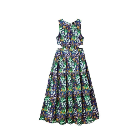 Desigual Blau Viskose Lang
