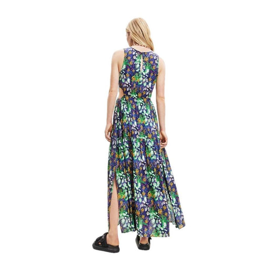 Desigual Blau Viskose Lang