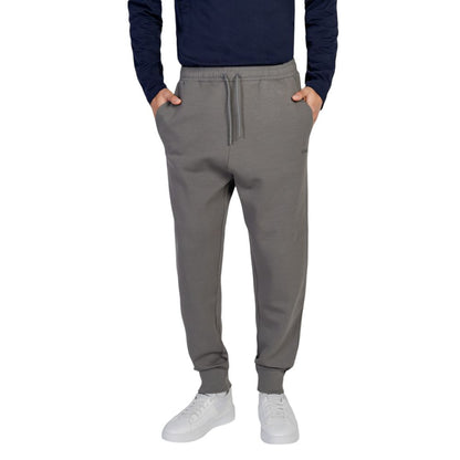 Hugo Boss Graue Baumwoll-Jogger Workout-Hose