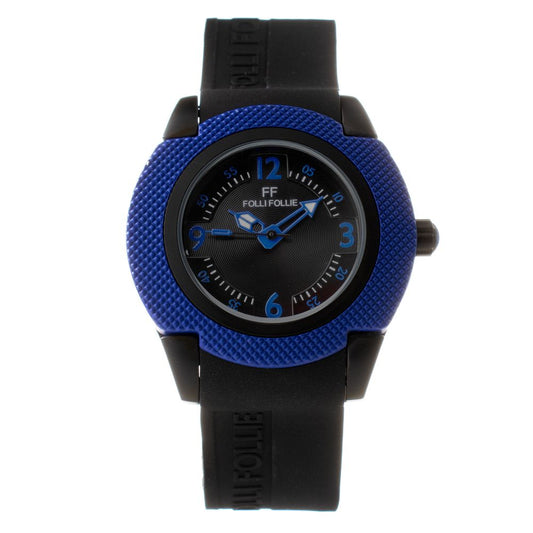 Folli Follie Black Synthetic Sport Watch
