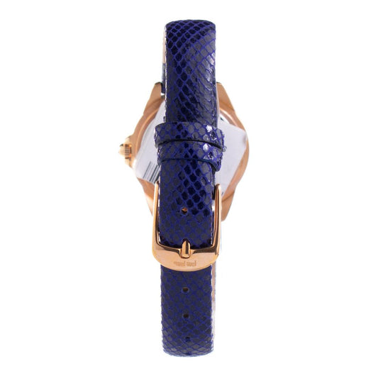 Folli Follie Blue Leather Dress Watch