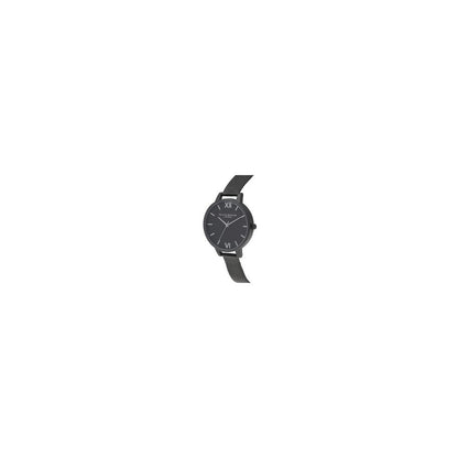 Olivia Burton Black Stainless Steel Dress Watch