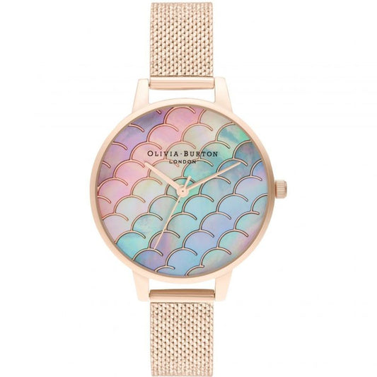 Olivia Burton Multicolor Stainless Steel Dress Watch