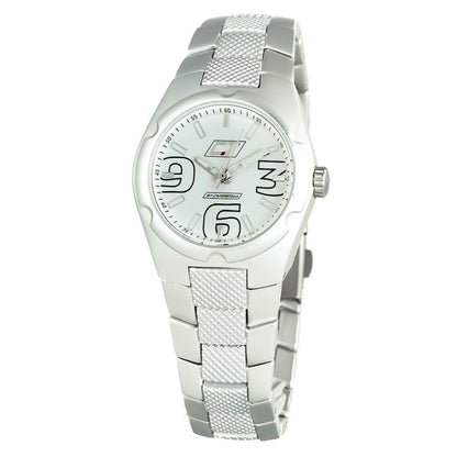 Chronotech Silver Stainless Steel Dress Watch