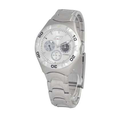 Chronotech Silver Stainless Steel Dress Watch
