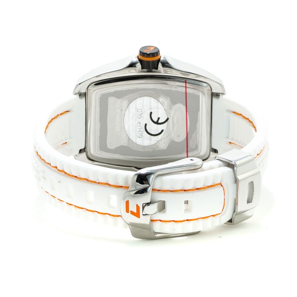 Chronotech White Rubber Sport Watch