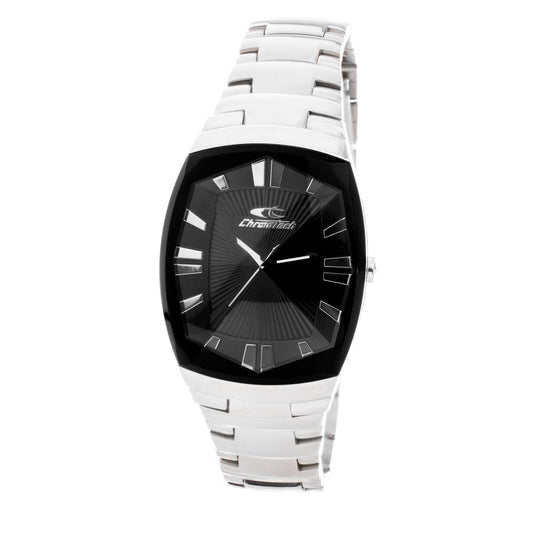 Chronotech Silver Stainless Steel Dress Watch