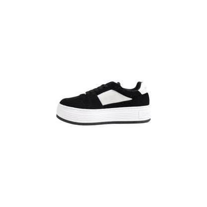 Calvin Klein Jeans Schwarzer Leder-Sneaker