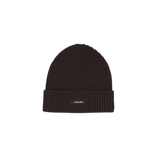Calvin Klein Schwarze Bio-Baumwollmützen Baseballmütze