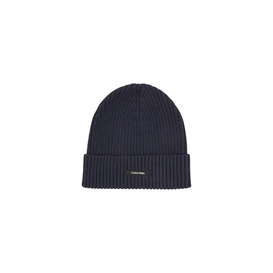Calvin Klein Blaue Bio-Baumwollmützen Baseballmütze