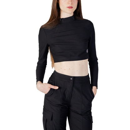 Calvin Klein Jeans Schwarzes Oberteil aus wiederverwertetem Polyester