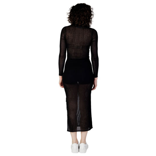Calvin Klein Jeans Schwarzer Marabu lang