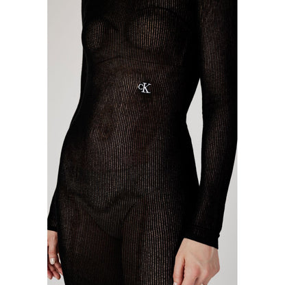 Calvin Klein Jeans Schwarzer Marabu lang