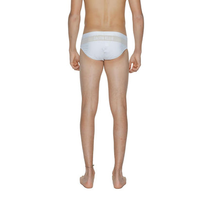 Calvin Klein Weißer Polyamid Badeslip