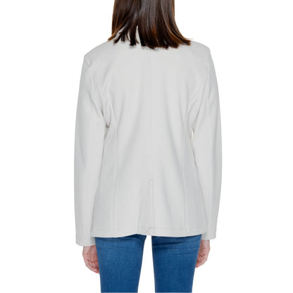 Only Beige Polyester Blazer