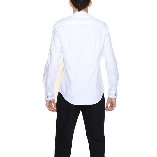 Gianni Lupo White Cotton Dress Shirt
