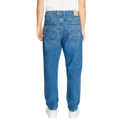 Tommy Hilfiger Jeans Blaue Jeans aus recyceltem Baumwoll-Mix mit schmaler Passform