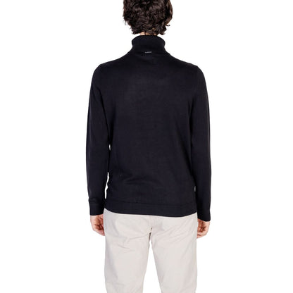 Antony Morato Black Cotton Turtleneck