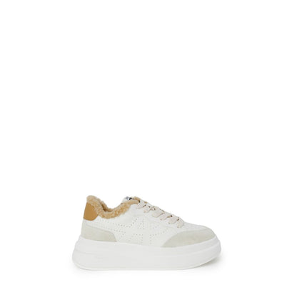 ASH Beige Leather Chunky Sneakers