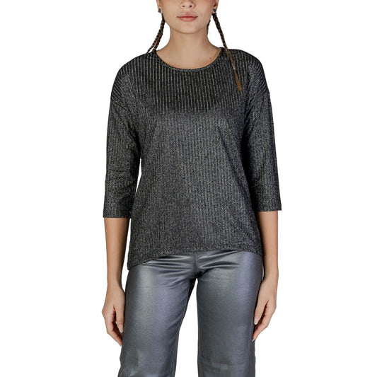 Vero Moda Bicolor Recycled Polyester Long Sleeve T-Shirt