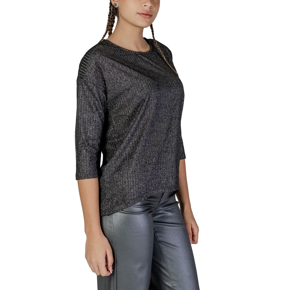 Vero Moda Bicolor Recycled Polyester Long Sleeve T-Shirt