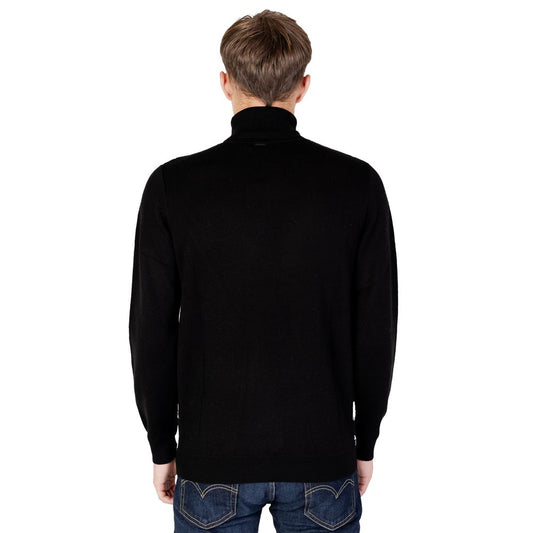 Antony Morato Black Wool Turtleneck