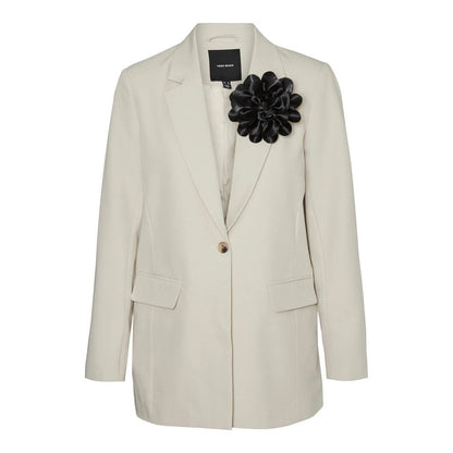 Vero Moda Beige Polyester Blazer